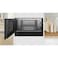 Bosch Built-In Microwave Oven, 21L, Digital Control Ring, TFT Touch Display, AutoPilot 10 Programs, 900W, Stainless Steel Interior - BEL7321B1M Black