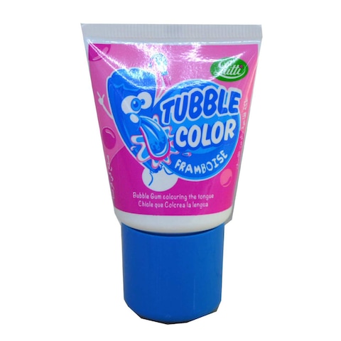 Luttii Tubble Colour Raspberry Bubble Gum, 35g