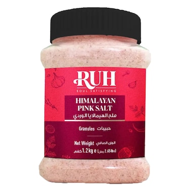 روه ملح الهيمالايا الوردي حبيبات، 1.2 كغ