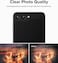Samsung Galaxy Z Flip 6 Camera Lens Protector, [Installation Tray] 9H Tempered Glass Camera Cover Screen Protector Metal Individual Ring for Samsung Galaxy Z Flip 6 Black