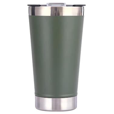 ماي تشويس كوب من الفولاذ المقاوم للصدأ - أخضر سعة 470 ملل 9.7 × 17 سم