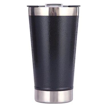 ماي تشويس كوب  من الفولاذ المقاوم للصدأ  سعة 470 ملل ، 9.7 × 17 سم - أسود