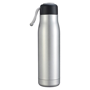 ترمس عازل للحرارة من الفولاذ المقاوم للصدأ 7 × 26 سم ، 500 ملل - فضي