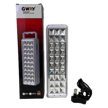 جي واي مصباح طوارئ   قابل لإعادة الشحن USB-C  مزود بـ 30 مصباح أل إي دي  بقوة 3.7 فولت و1200 مللي أمبير في الساعة