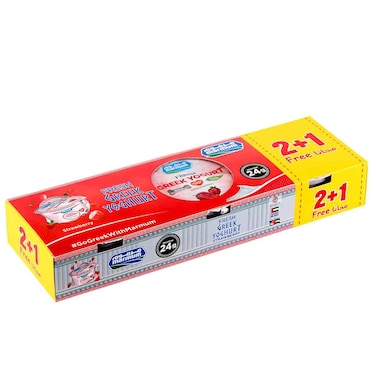 Marmum Fresh Greek Yogurt, Strawberry, 150g, Pack of 3