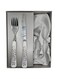 Ceramic Knives and Forks Set   12-Piece German-Inspired Cutlery   6 Knives &amp; 6 Forks with Elegant Ceramic Handles   Durable &amp; Stylish Dining Set