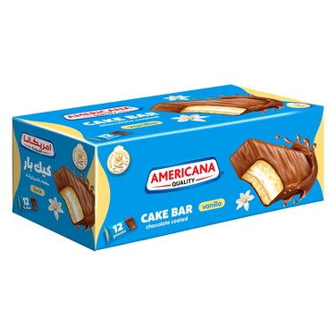 Americana Superman Vanilla Cake Coted with Chocolate, 35g Pack of 12