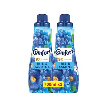 ComfortConcentrate Fabric SoftenerIris &amp; Jasmine, 700ml Pack of 2
