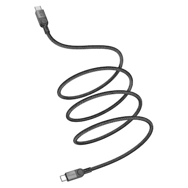 سيلاريس كابل شحن ومزامنة بيانات مغناطيسي من USB نوع C إلى USB نوع C بقوة 60 وات - أسود