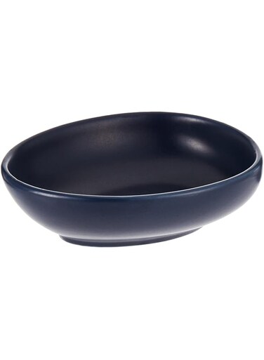 Shallow 12Cm Snack Dish -Matt Dark Blue (CHP-639-BLU)