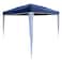 Star Pattern Foldable Gazebo Navy and White 3x3m