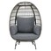 Wicker Egg Shape Chair 102x90x152cm