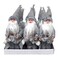 Carrefour Standing Decorated Grey Cloth Santa 45cm