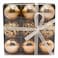 Carrefour Christmas Decorative Balls Copper Mix 6cm 9 PCS