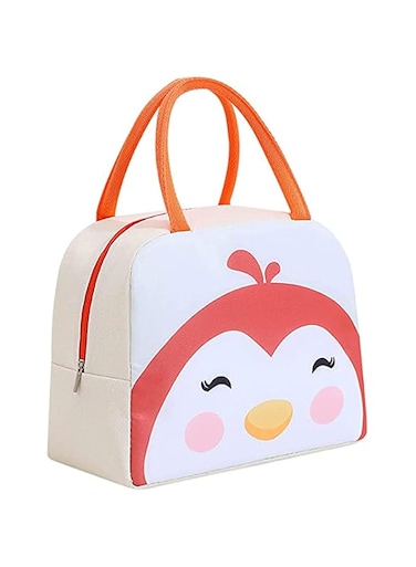 KASTWAVE Kids Lunch Box Insulated Soft Bag, Waterproof Lunch Bag for Adults, Cartoon Colors Cooler Bag, Portable Tote for Food Storage, Insulated Lunch Bag for Women, Men, Work, School, Picnic