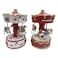Musical Christmas Carousel Assorted 10x18cm 