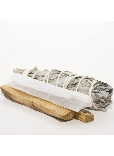 The Jasmin Store White Sage Palo Santo &amp; Selenite Healing Sticks