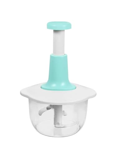Timber Kitchen hand press manual vegetable chopper Mixer Cutter for Onion, Salad, Tomato, Garlic, Large Vegetable &amp; Fruit Chopper Handheld Food Chopper and Blender Green, TJ331