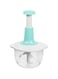 Timber Kitchen hand press manual vegetable chopper Mixer Cutter for Onion, Salad, Tomato, Garlic, Large Vegetable &amp; Fruit Chopper Handheld Food Chopper and Blender Green, TJ331