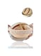 Sweet seven 1 Pcs Complete Banneton Bread Proofing Basket Set, 9-inch Round Rattan Bowl with Liner Baking Supplies for Artisan Sourdough Bread Making