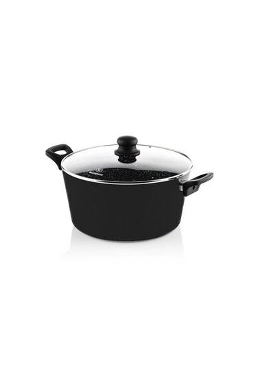 USA Casserole with Lid 24cm - Cast&acirc;&euro;&lsquo;Aluminium Non&acirc;&euro;&lsquo;Stick Cookware &acirc;&euro;&ldquo; Lightweight for Effortless Cooking, Scratch&acirc;&euro;&lsquo;Resistant QuanTanium Coating for Healthy Cooking, Oven Safe