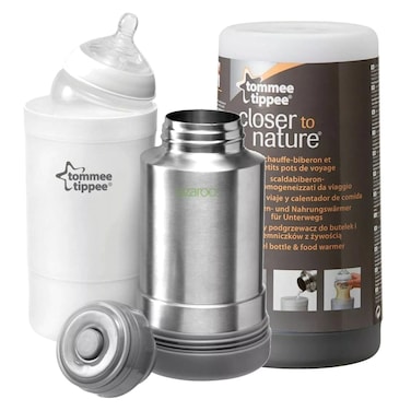 Tommee Tippee Closer to Nature Travel Baby Bottle Food Warmer Flask TT42300071