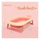 Nurtur Collapsible Baby Bath Tub QCB07-NR-2 Orange and Pink 90x50x22cm