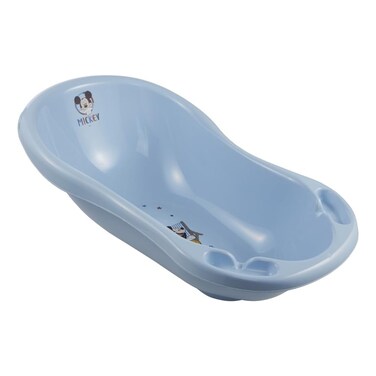 Keeeper Disney Mickey Themed Baby Bath Tub with Plug 18423555247 Light Blue 84cm