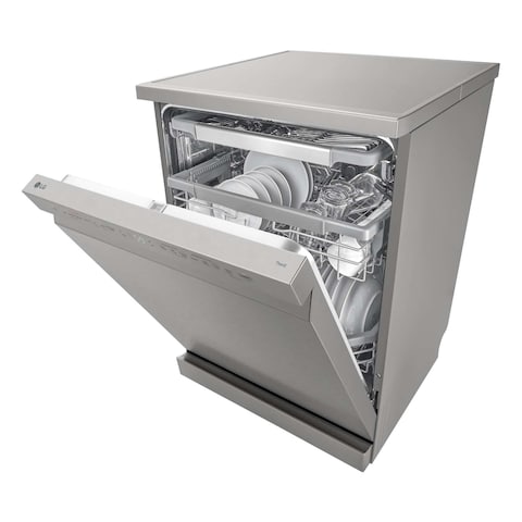 LG TrueSteam Dishwasher DFC435FP Platinum Silver 14 Place Settings