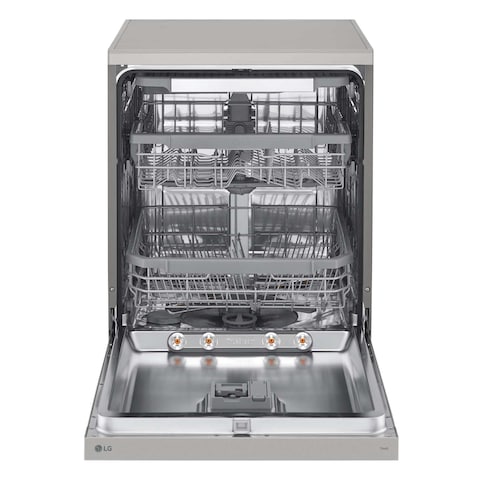 LG TrueSteam Dishwasher DFC435FP Platinum Silver 14 Place Settings