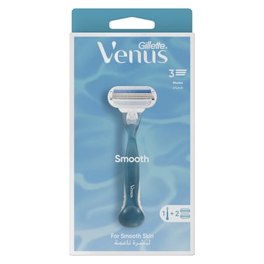Gillette Venus Smooth Razor Handle with Cartridges Pack of 2