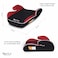 Nurtur Booster Seat ZY03-NR6, Backless Booster Car Seat for Kids 4-12 Years, Black and Red