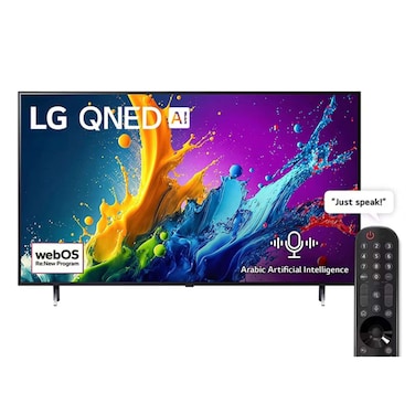 LG QNED QNED80 65 inch 4K Smart TV AI Magic remote HDR10 webOS24 2024
