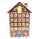 Wooden Gingerbread Advent Calendar 39x26cm