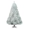 كارفور شجرة كريسماس مزودة ب 200 مصباح أل إي دي 180 سم - فضي