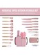 ACLIX 19pcs Kitchen Utensils Set: Professional &amp; Stylish Chef Tools. Ideal Wedding Gift For Home Chefs. BPA-Free, Non-toxic Silicone Kitchenware to Modernize Your Kitchen (Pink)