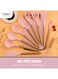 ACLIX 19pcs Kitchen Utensils Set: Professional &amp; Stylish Chef Tools. Ideal Wedding Gift For Home Chefs. BPA-Free, Non-toxic Silicone Kitchenware to Modernize Your Kitchen (Pink)