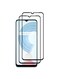 ACLIX 2 Pack For Realme C21Y Screen Protector Tempered Glass Full Glue Back Side Black