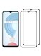 ACLIX 2 Pack For Realme C21Y Screen Protector Tempered Glass Full Glue Back Side Black