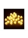 ACLIX 24 Piece Warm White Color Heart Shape Candles Battery Operated
