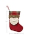 ACLIX 3-Piece Christmas Themed Hanging Stocking Ornament Set Multicolour 19x10centimeter