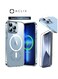 ACLIX 3in1 Shockproof Magsafe-Compatible Charging Case With 3D Tempered Glass Screen Protector &amp; Camera Lens For iPhone 14 ProMax Clear