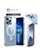 ACLIX 3in1 Shockproof Magsafe-Compatible Charging Case With 3D Tempered Glass Screen Protector &amp; Camera Lens For iPhone 14 Pro Clear