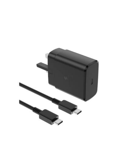 ACLIX 45W Fast Charger Plug For Samsung Devices And Other Type-C Charging Smartphones (black)