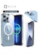 ACLIX 4in1 Shockproof Magsafe-Compatible Charging Case With 3D Tempered Glass Screen Protector &amp; Camera Lens For iPhone 14 Pro Clear