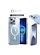 ACLIX 4in1 Shockproof Magsafe-Compatible Charging Case With 3D Tempered Glass Screen Protector &amp; Camera Lens For iPhone 13 Pro Clear