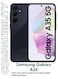 ACLIX 5 Pieces Anti static ESD Dustproof Quality High Definition Tempered Glass Screen Protector Designed For Samsung Galaxy A35