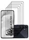 ACLIX 5 Pieces Anti static ESD Dustproof Quality High Definition Tempered Glass Screen Protector Designed For Samsung Galaxy A35