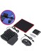 ACLIX 5-in-1 Half-Hand Gaming Keyboard Set Includes Converter Gaming Mouse Adjustable Phone Stand &amp; Mouse Pad For PC and Mobile