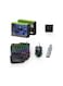 ACLIX 5-in-1 Half-Hand Gaming Keyboard Set Includes Converter Gaming Mouse Adjustable Phone Stand &amp; Mouse Pad For PC and Mobile